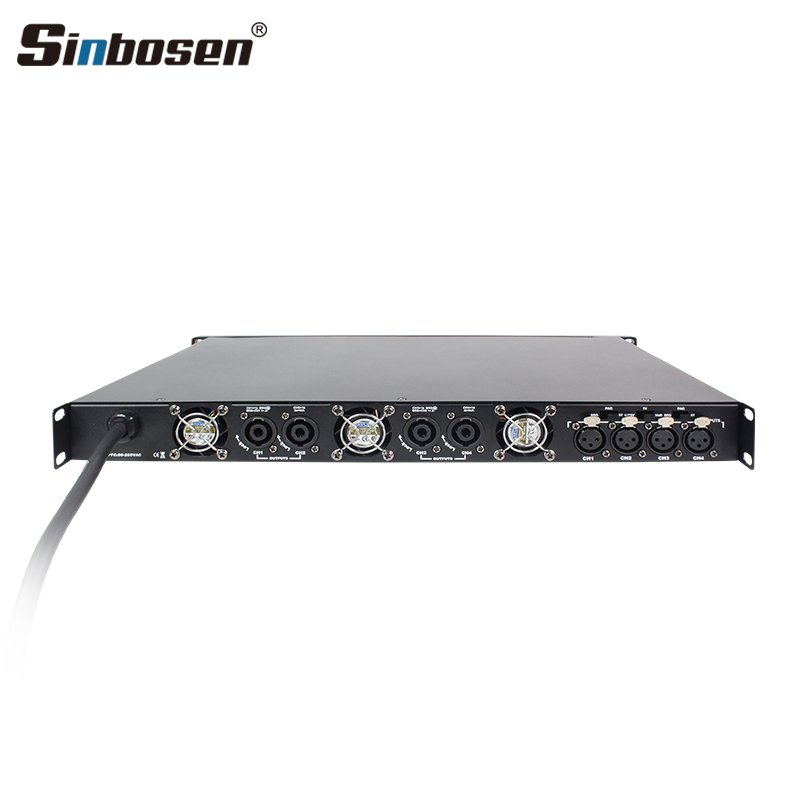 K4-600 digital amplifier class d 4 channel powerful power professional audio sound amplifier