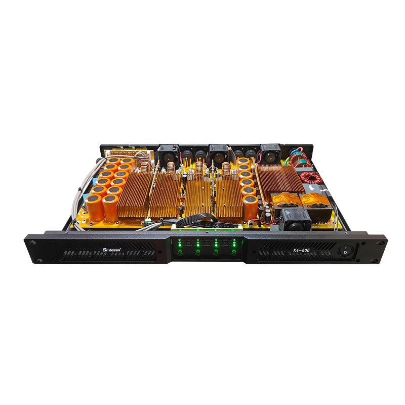 K4-600 digital amplifier class d 4 channel powerful power professional audio sound amplifier