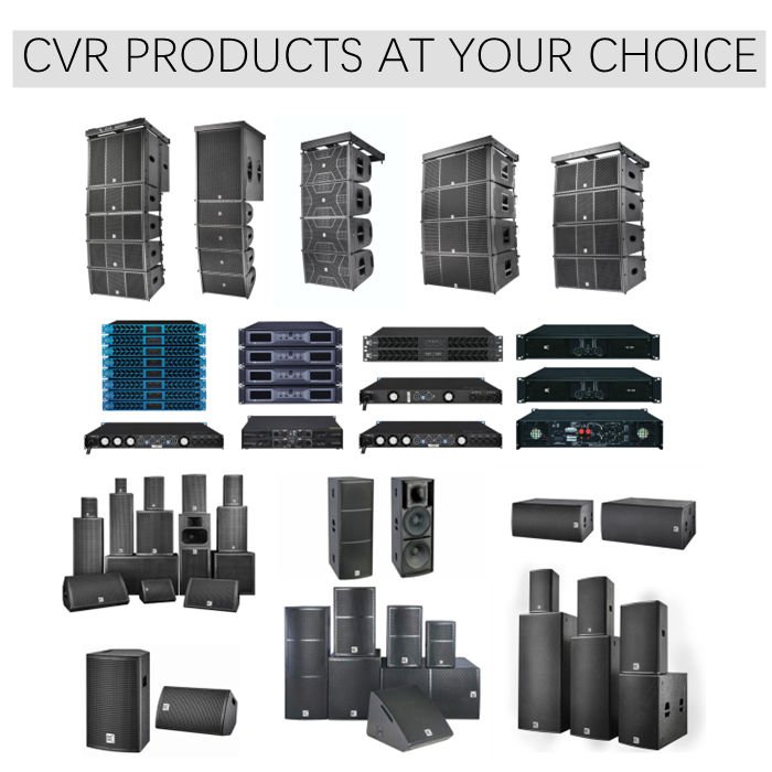 Sound equipment + horn line array +active column system