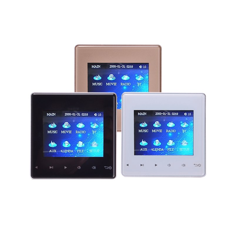 7 inch background music host Wifi Blue-tooth In Wall Amplifier With 8 Stereo sound amplifier smart home audio system for home