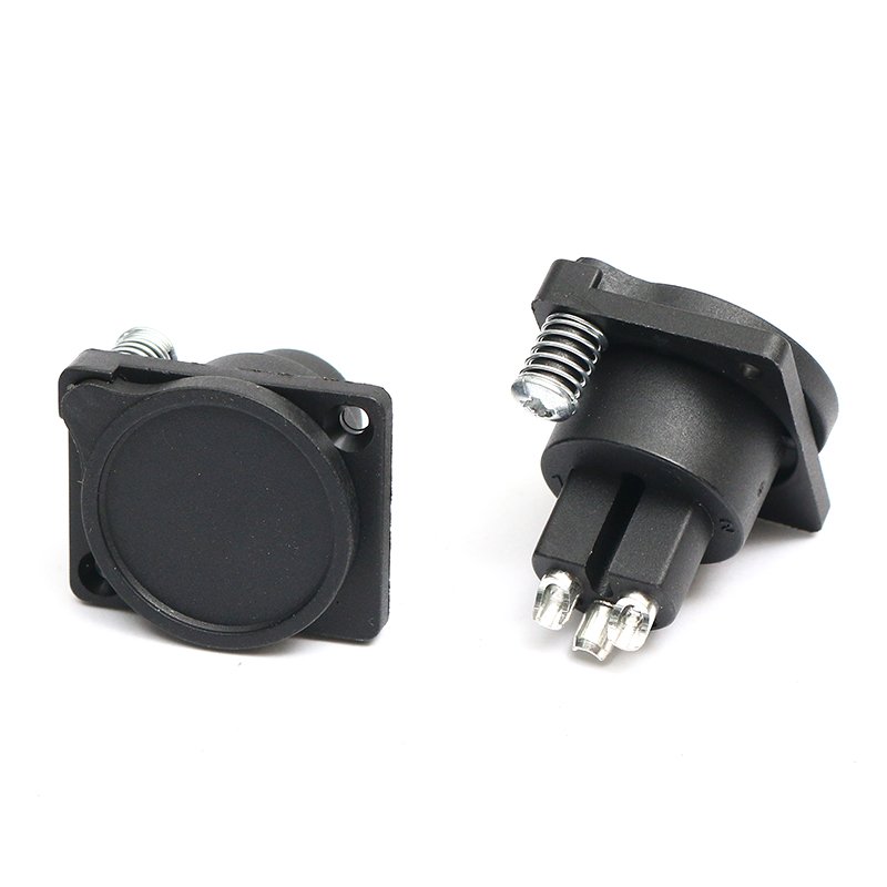 Full Custom OEM Cannon socket headphone audio plug round hole with cover three core copper audio Cannon connector