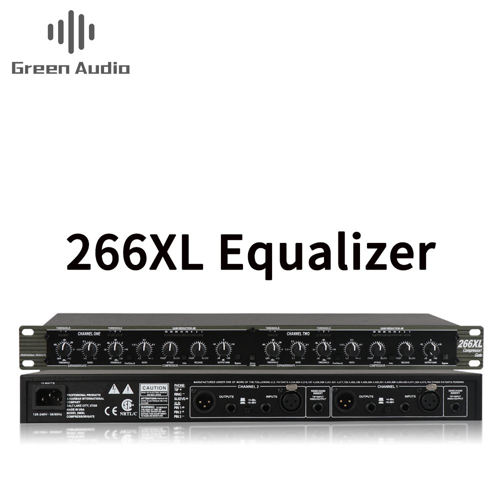 GAX-266XL/166XL sound systems equipment dj audio Professional precision maximizer dual channel compressor