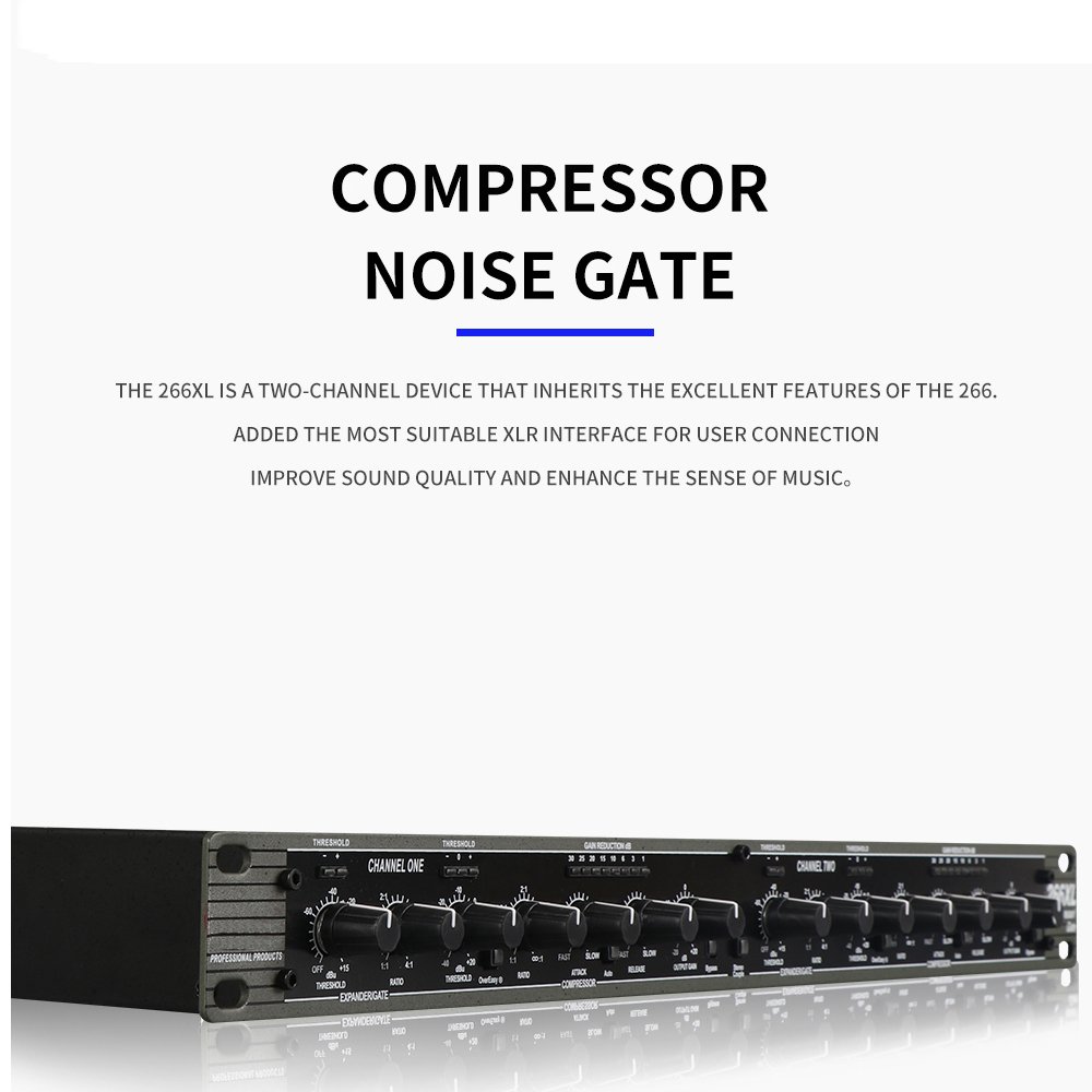 GAX-266XL/166XL sound systems equipment dj audio Professional precision maximizer dual channel compressor