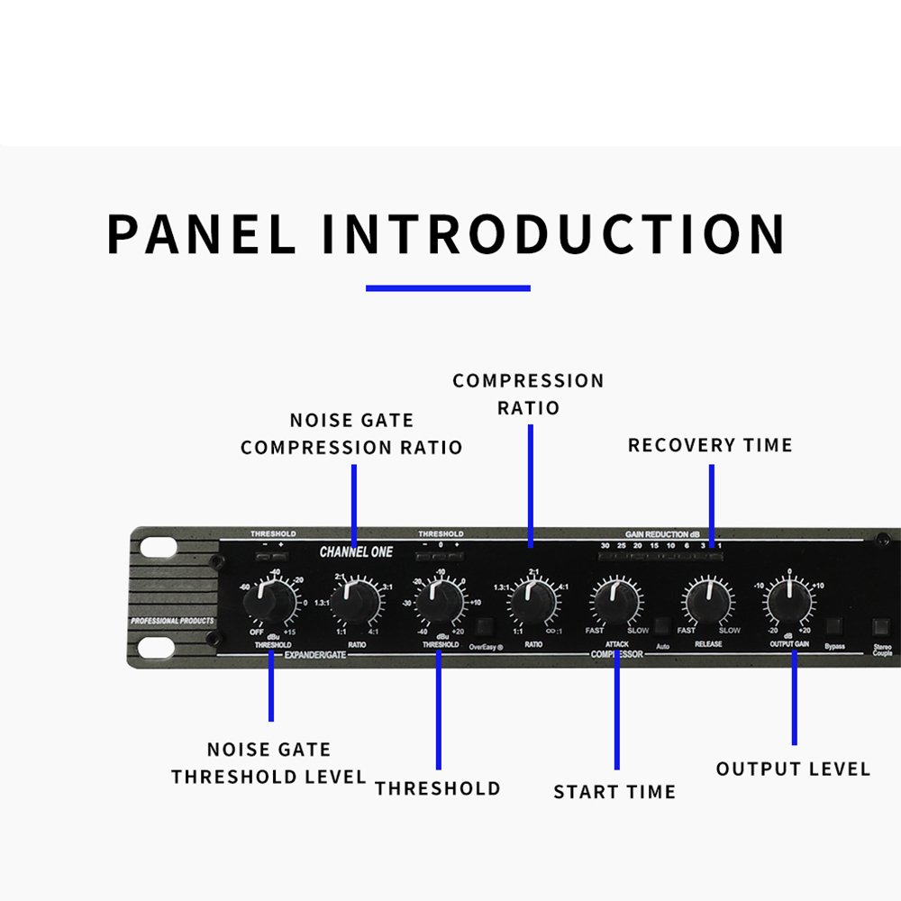 GAX-266XL/166XL sound systems equipment dj audio Professional precision maximizer dual channel compressor