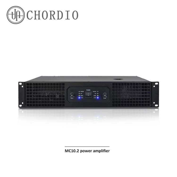 Chordio Professional DJ Power Amplifier MC10.2 for Line Array Sound System & Subwoofer Audio Sound Equipment