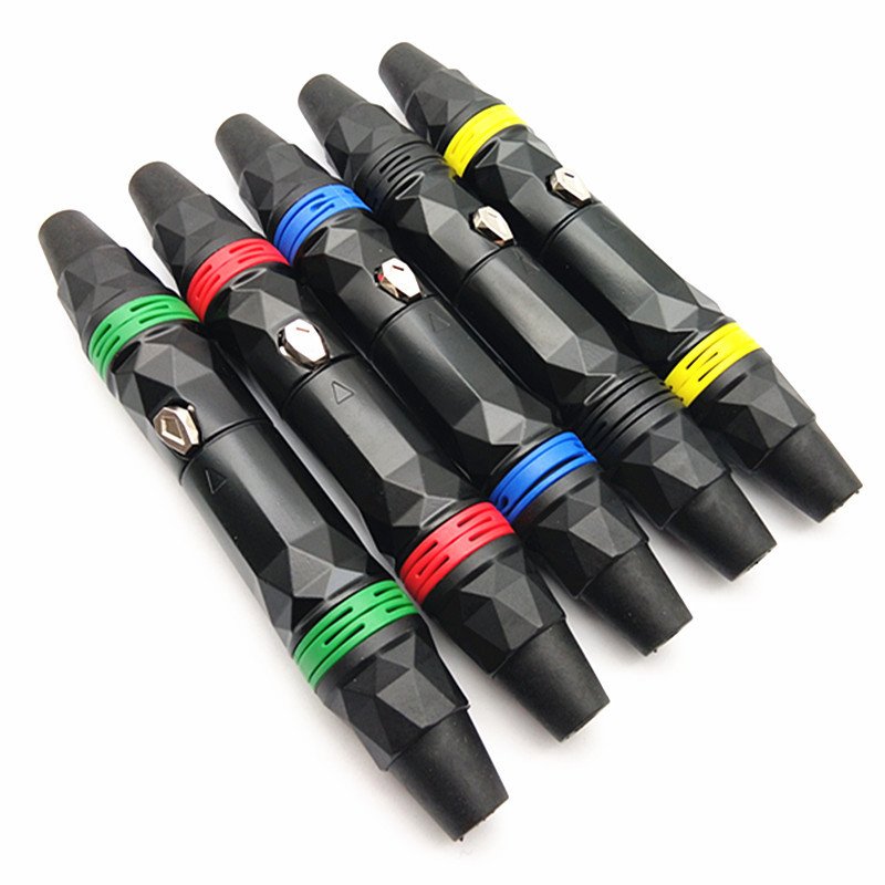 Diamond Style Male & Female 3-Pin XLR Connector Plug for Audio Video Equipment
