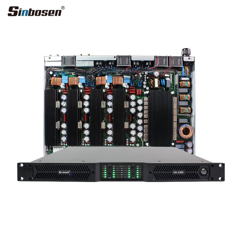 D4-1300 digital sound 4 channel 1000 watts audio home theater systems with an amplifier
