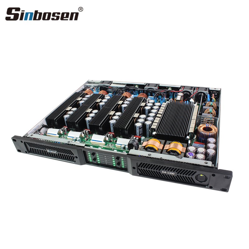 D4-1300 digital sound 4 channel 1000 watts audio home theater systems with an amplifier