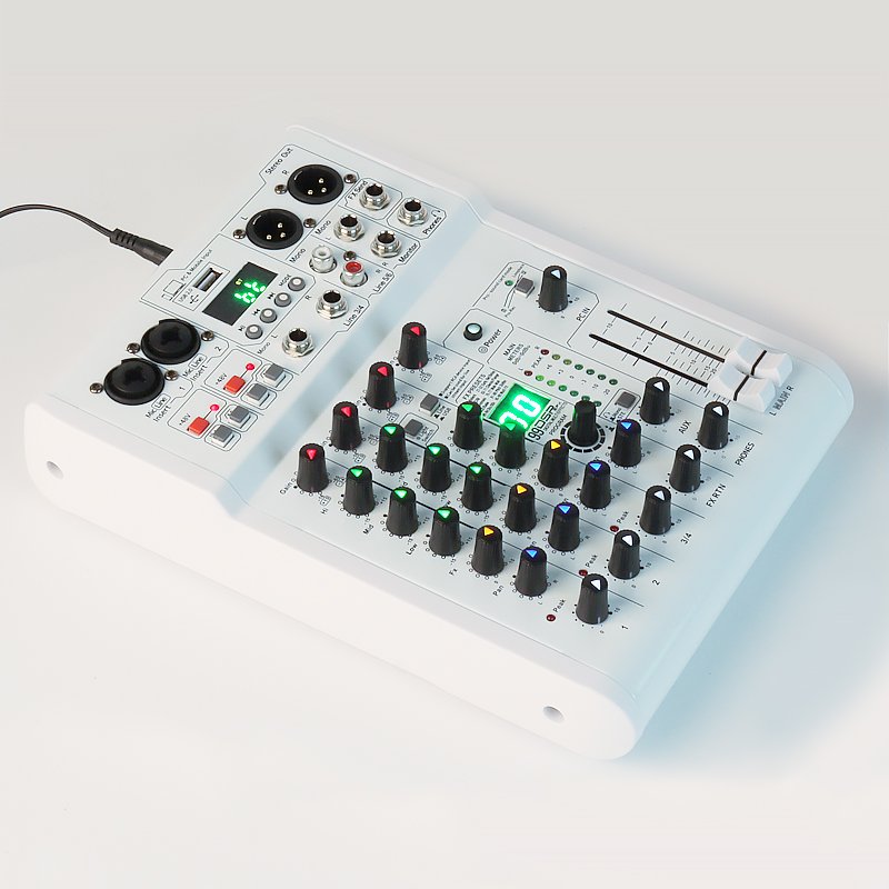 New Type Professional Digital Mixer PRMX6 6 channels Sound System mixer