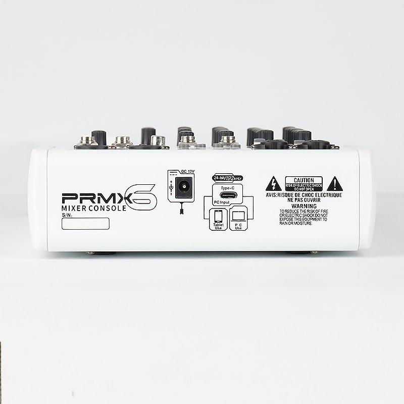 New Type Professional Digital Mixer PRMX6 6 channels Sound System mixer