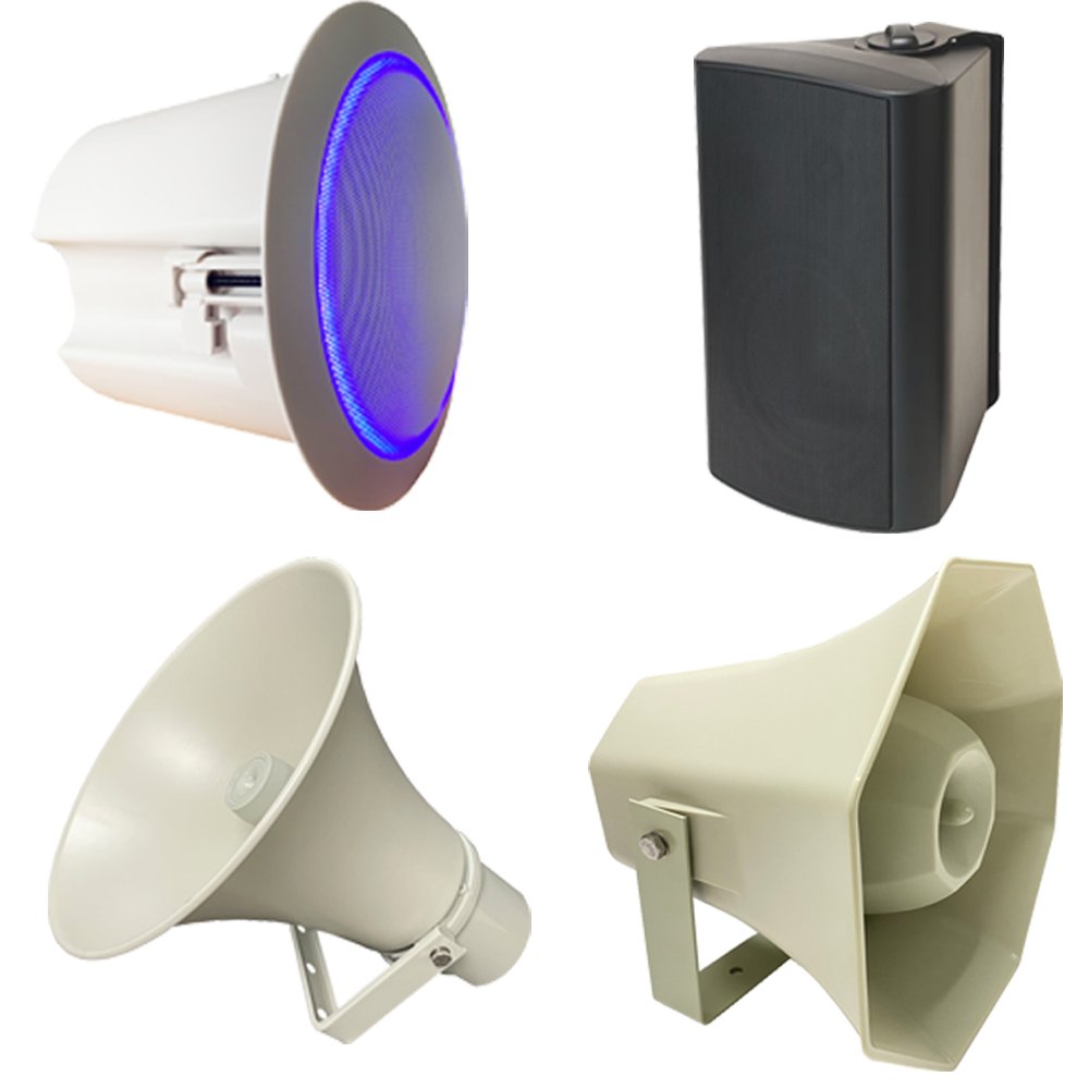 Public address system full set sound equipment/amplifiers/speaker