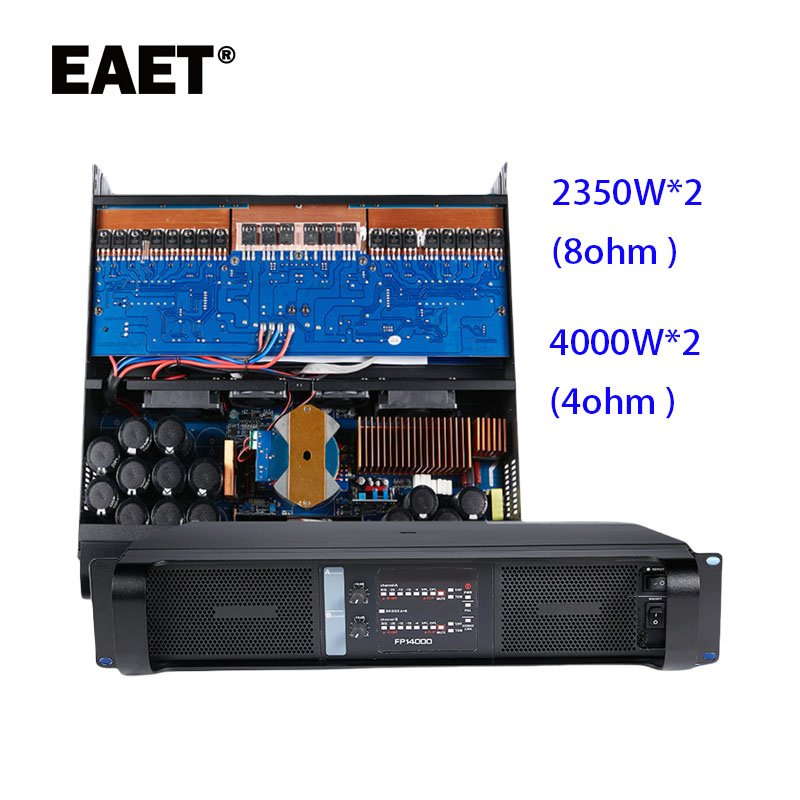 FP14000 amplificadores de dj sound system price 2 channel 14000 watt professional audio power amplifier