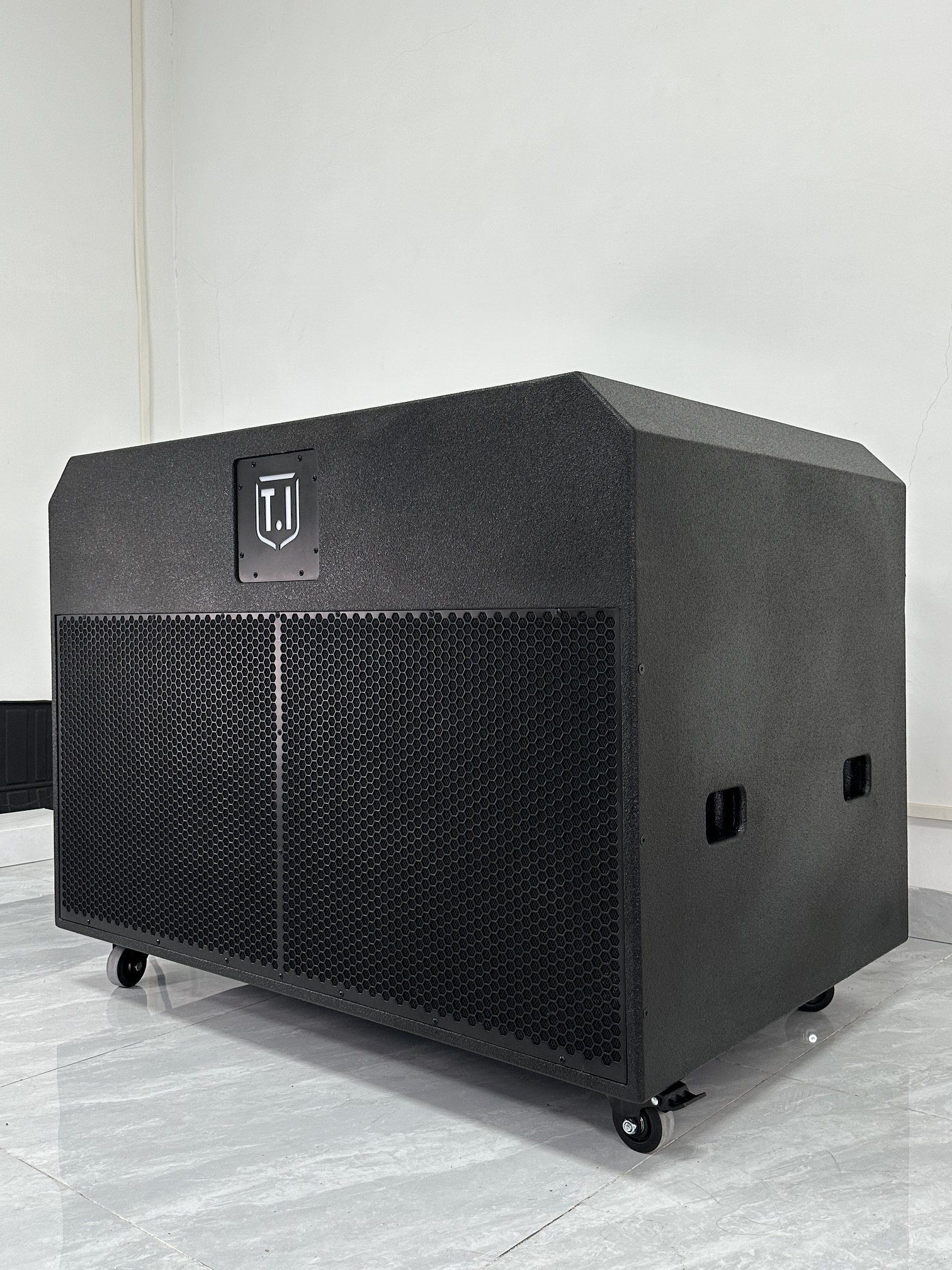 dual 8 inch dj bluetooth speaker box T.I Pro Audio professional sound music equipment 18 inch big bass