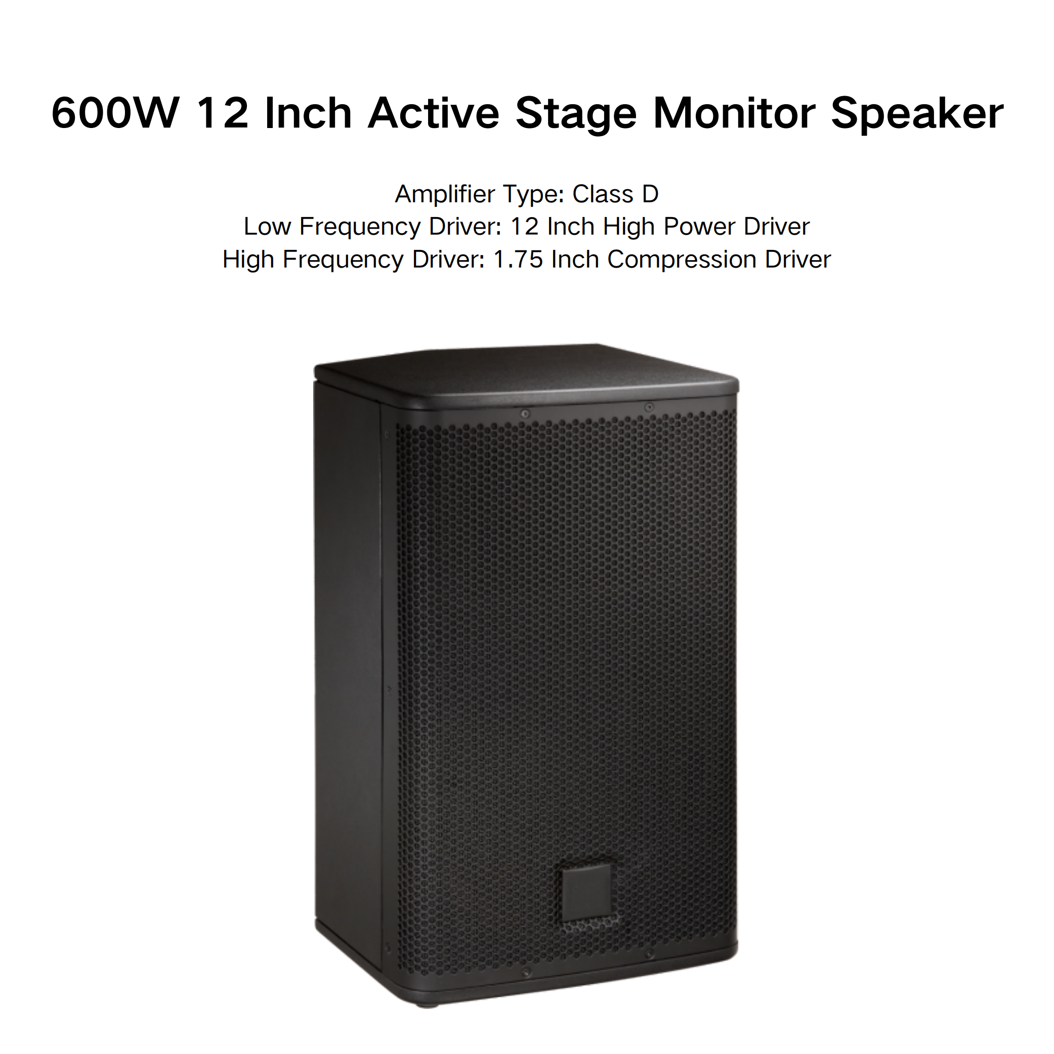 Professional Two-Way 12-Inch Active Loudspeaker For Wedding Parties Audio System Monitor With Stage Outdoor Pro Audio