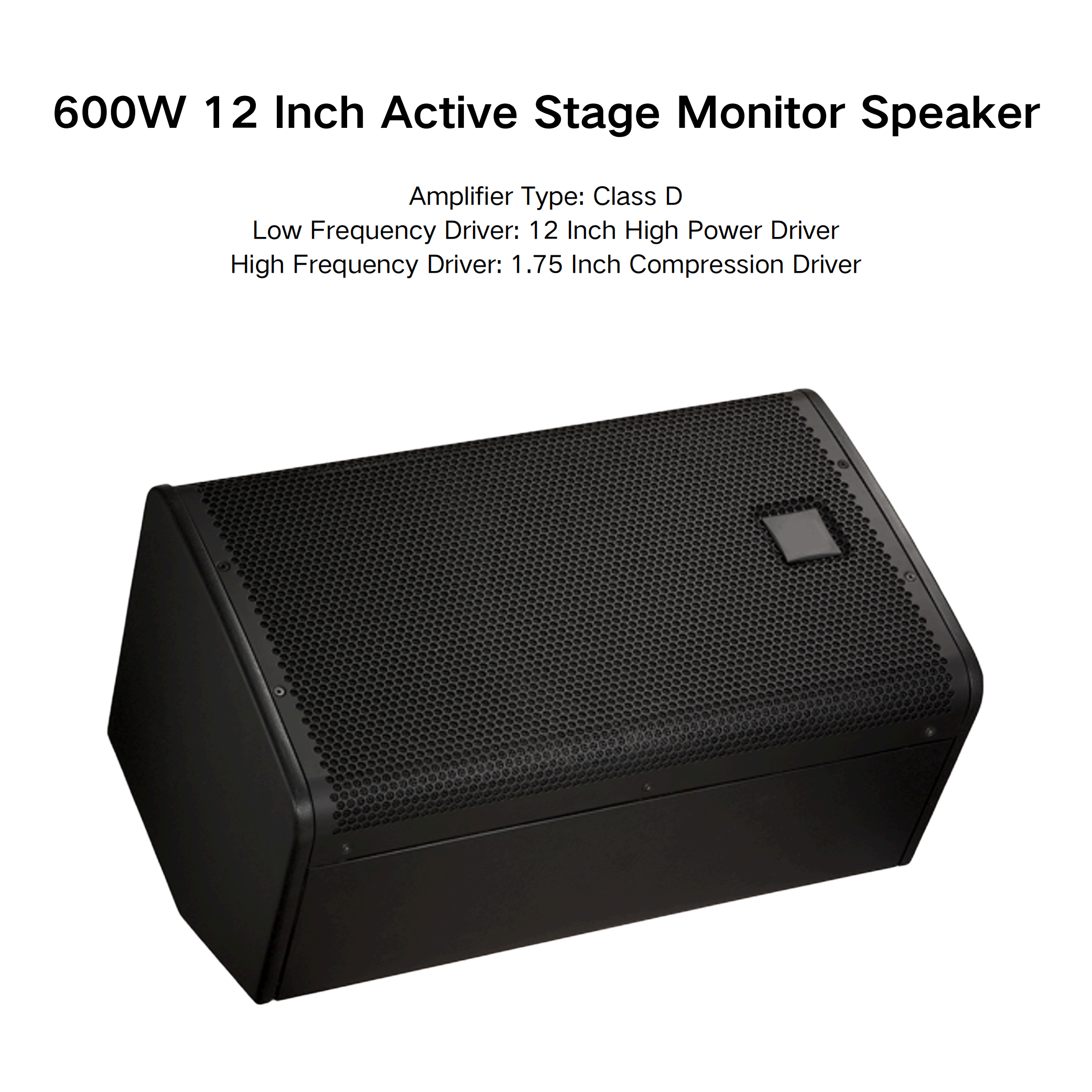 Professional Two-Way 12-Inch Active Loudspeaker For Wedding Parties Audio System Monitor With Stage Outdoor Pro Audio