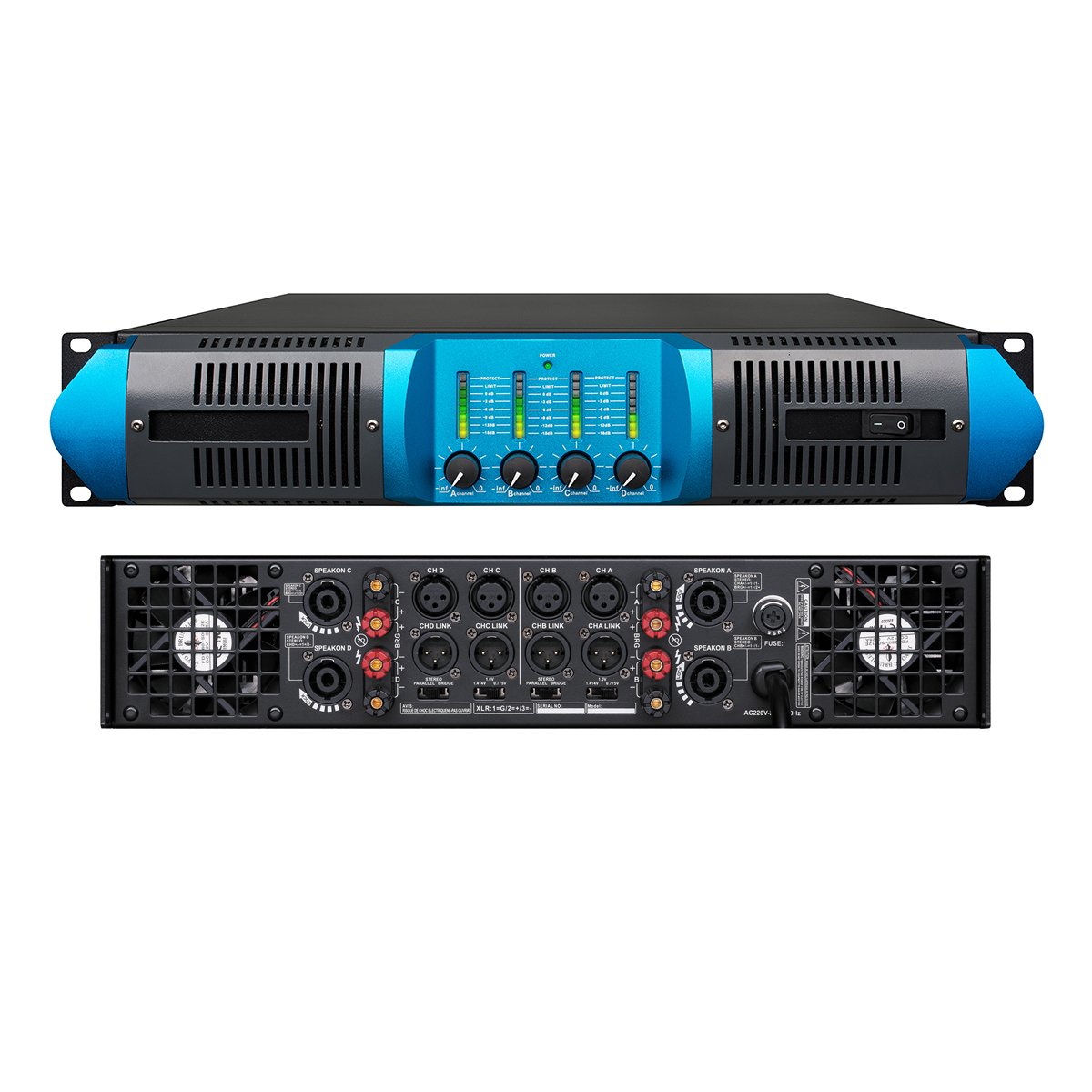 Good Quality RX4800 2U 800w 110V transformer power amplifier