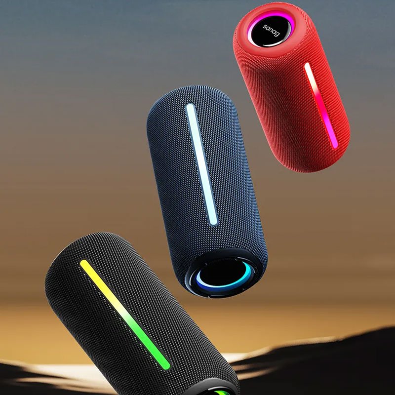 Sanag M20S Waterproof TWS RGB Light BT Music Gaming Mini Portable Outdoor Wireless Bluetooth Speaker