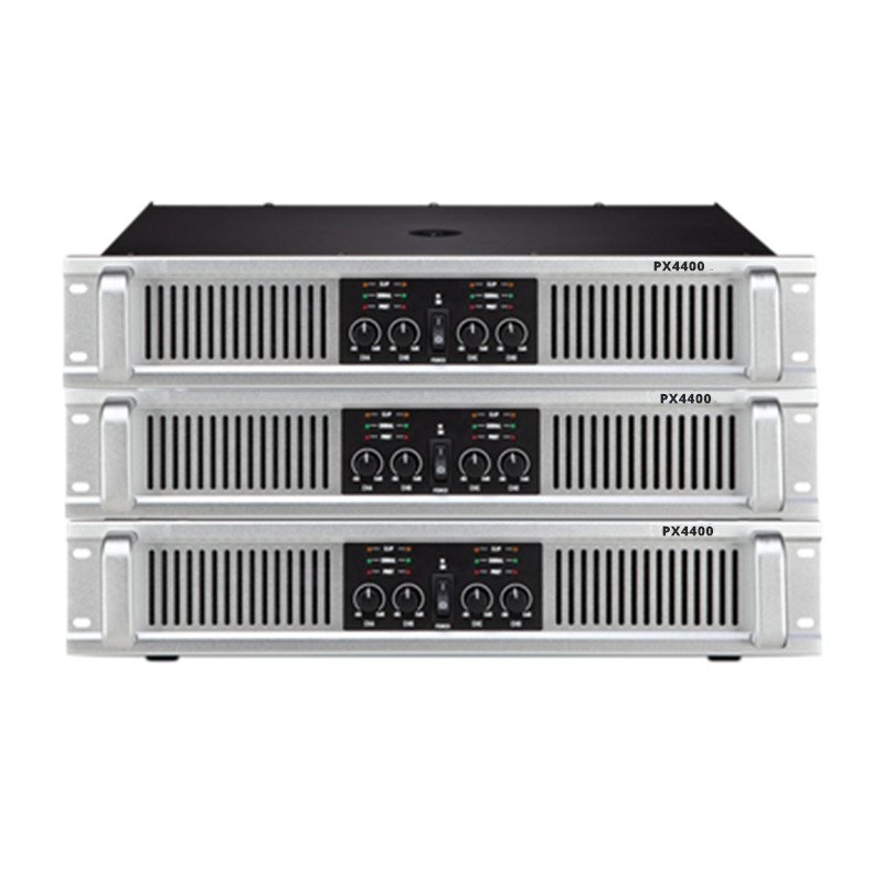 2U PA 400 Watt Class H 4 Channel Professional Power Amplifiers