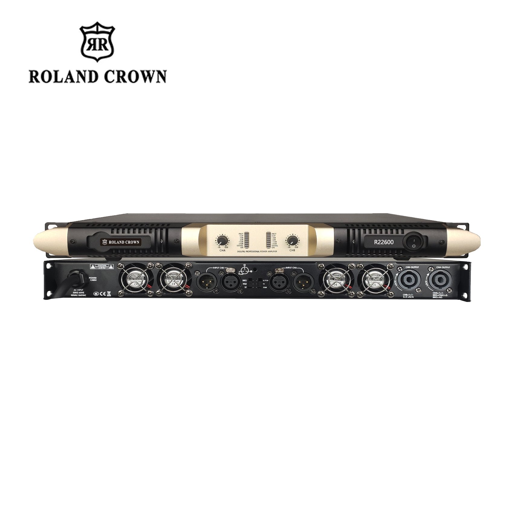 Latest R2600 Damp Factor 5000 Bass Dual Channel 7000W Maximum Power D-Class Digital Professional Audio Dj subwoofer amplifier