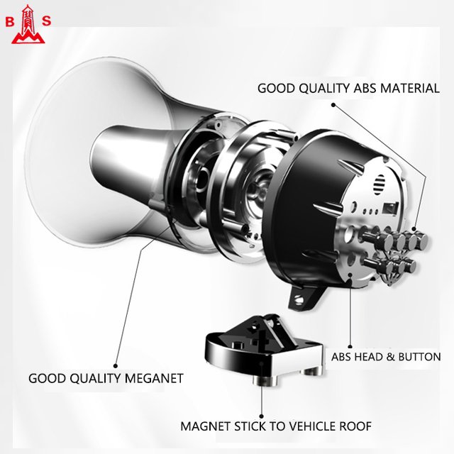 car megaphone built in amplifier speaker audio amplify electric car speaker record loop play