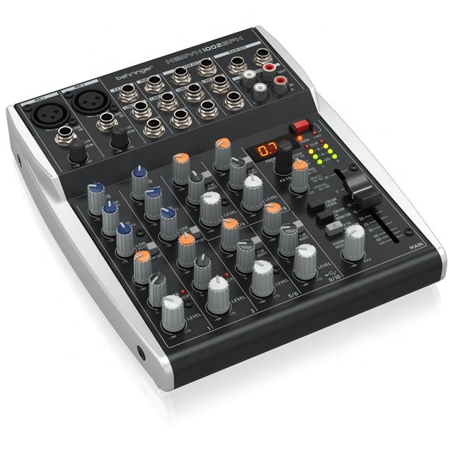 Behringer 1002SFX 10-Channel Digital Mixer Console Professional Speakers Stage Record Live Show Music Equipment Audio Mixer