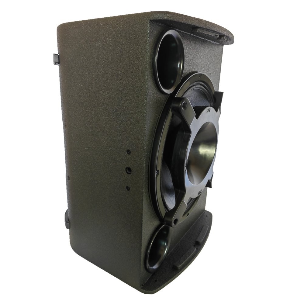 15\" Two-Way Multi-Angle Bi-Amp Indoor Stage Sound Coaxial Neodymium Floor Monitor Wooden Speaker