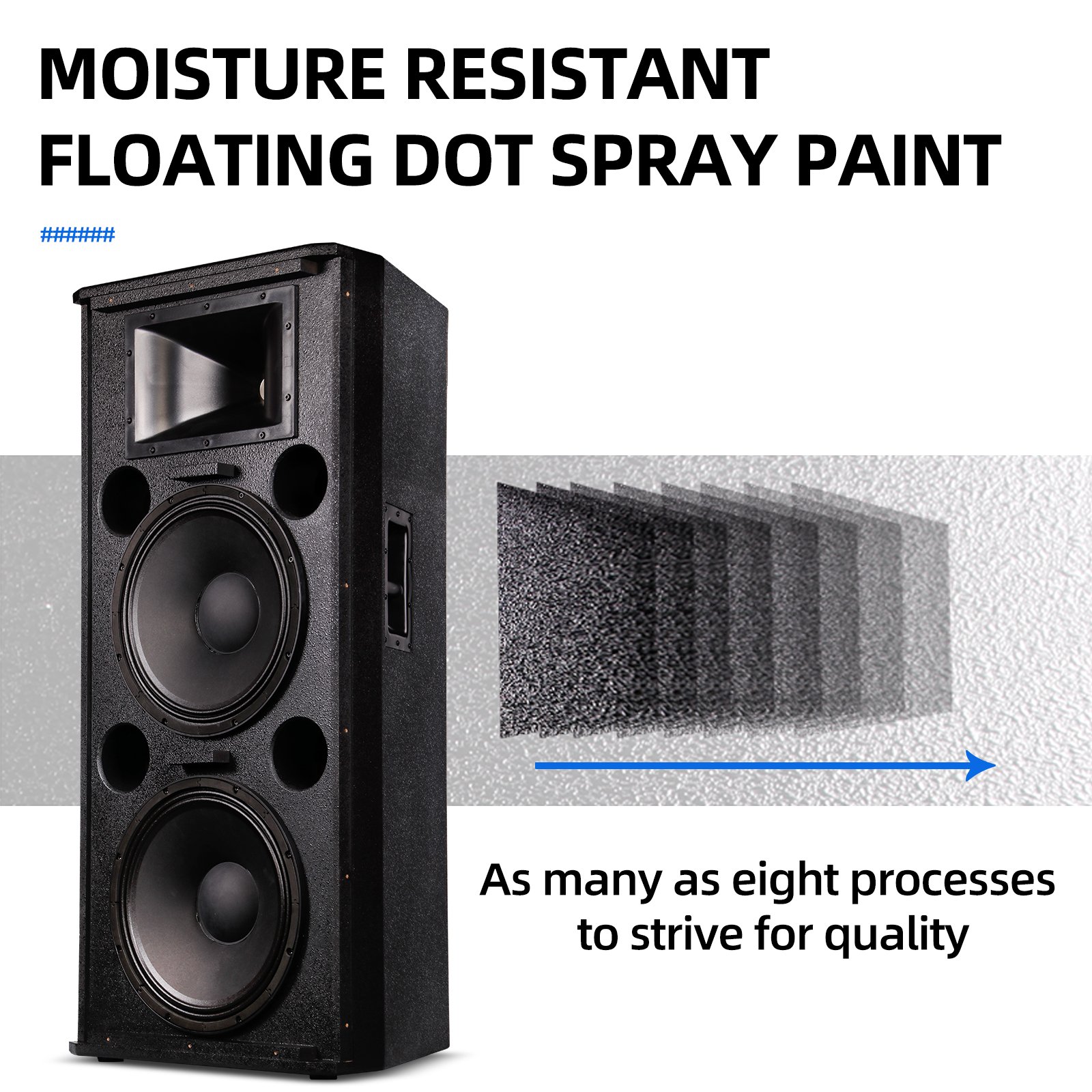 Biner D825 Professional 15-inch 1000W Speaker Outdoor Active Way Full Rang Professional Audio Speaker Sound System