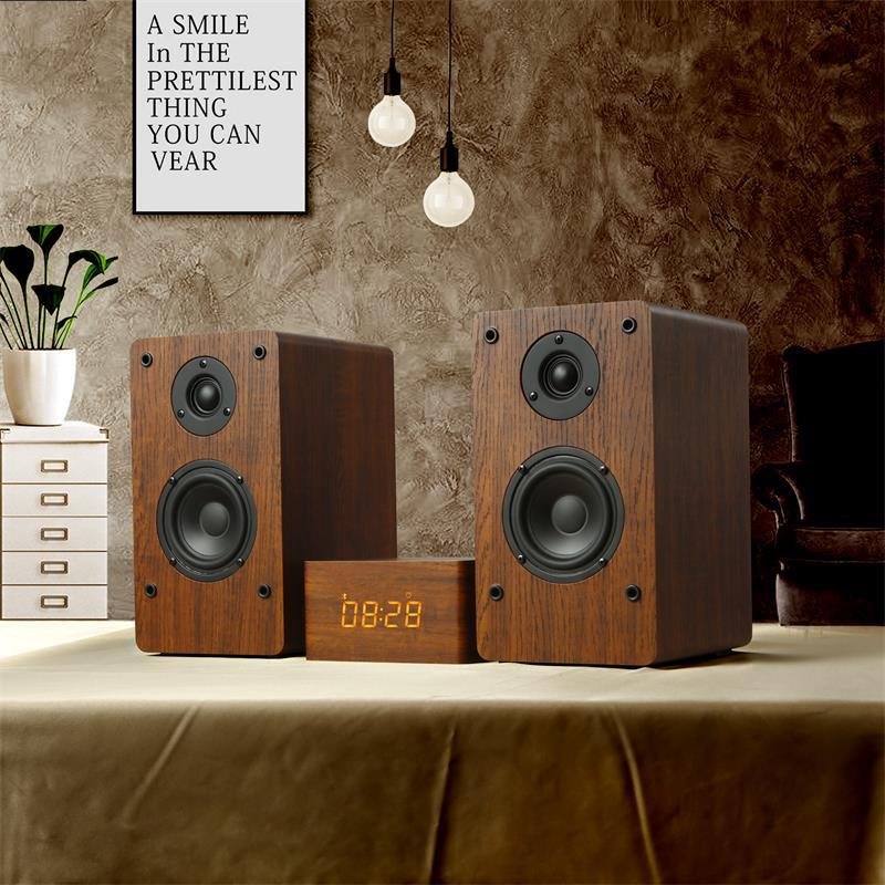 Wooden TV coaxial Blue-tooth wireless Speaker Home Theater System 3D Surround Sound Subwoofer Audio Bass Amplifiers