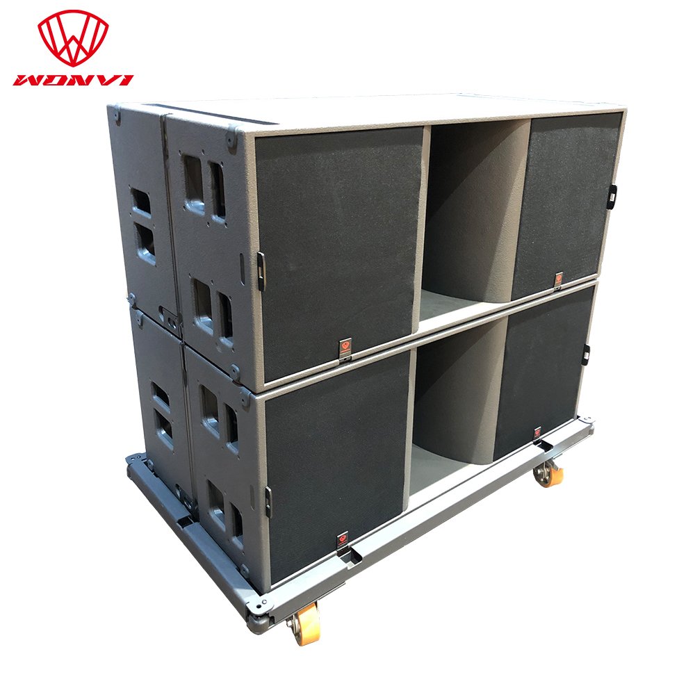 Dual 18inch subwoofer sound speaker professional sound system subwoofer speaker KSUB218