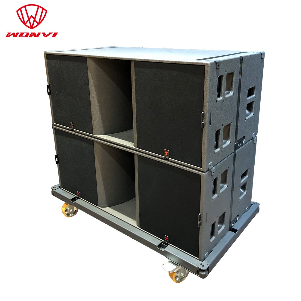 Dual 18inch subwoofer sound speaker professional sound system subwoofer speaker KSUB218