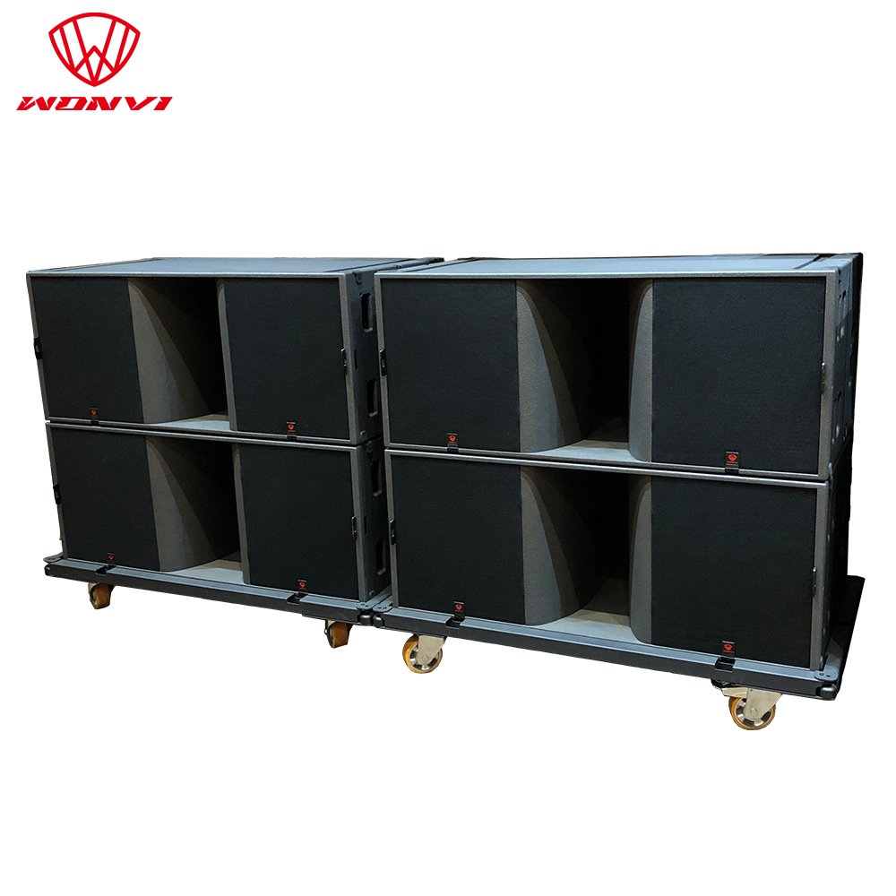 Dual 18inch subwoofer sound speaker professional sound system subwoofer speaker KSUB218