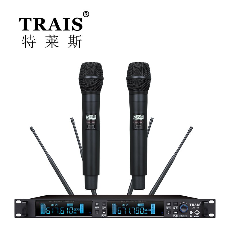 TRAIS Best Quality Professional Stage Performance Show True Diversity Sound Highly Restored Original Sound Wireless Microphone