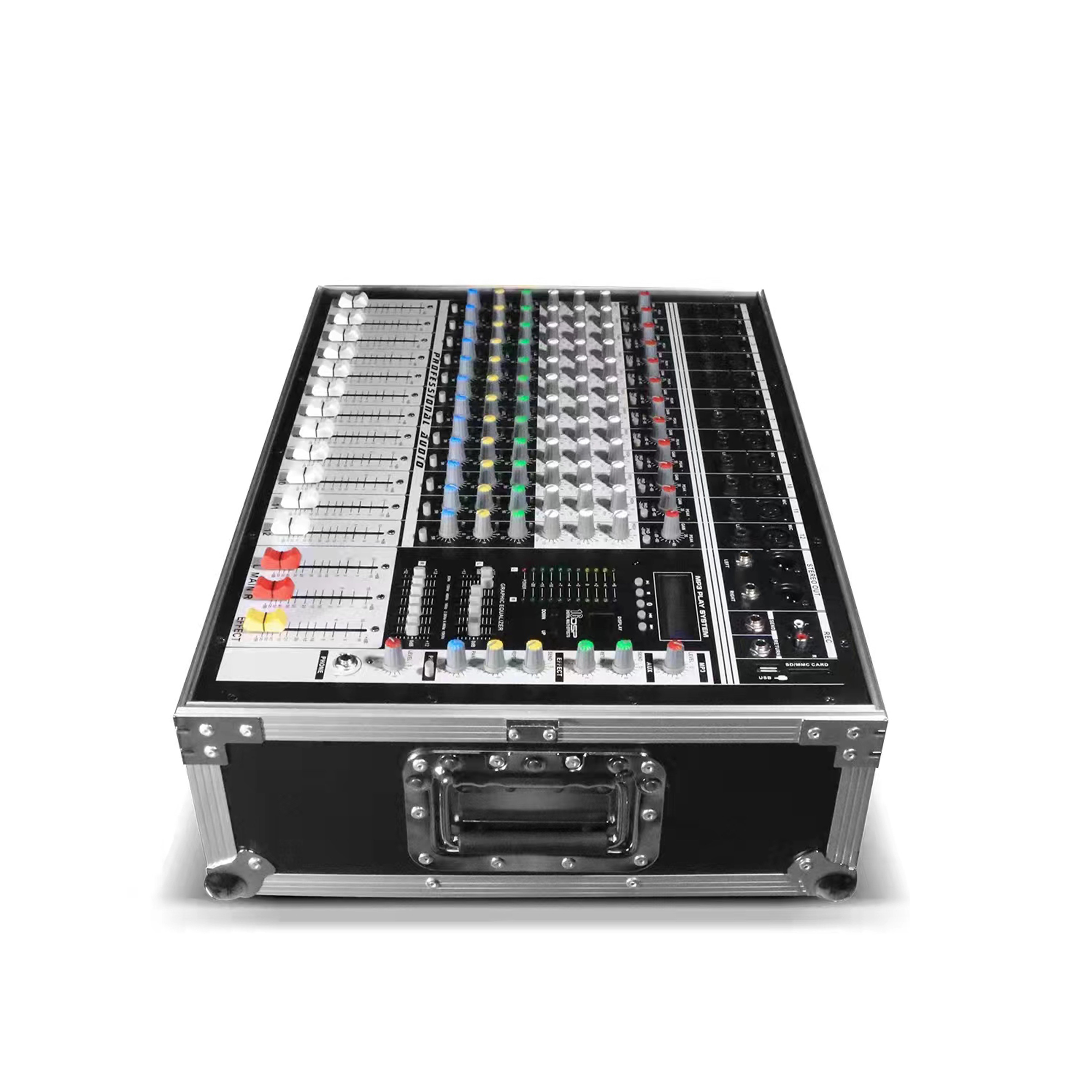 Professional AKS HKX-12 Digital routing mixing console Audio mixer Sound mixer Digital signal processor for audio