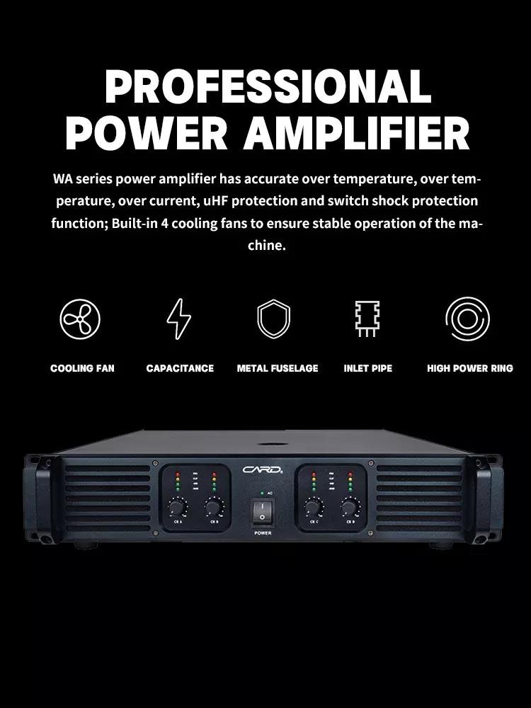 High Power Karaoke Amplifier Transformer Professional Class H Sound Audio Power Amplifier For Radio Station