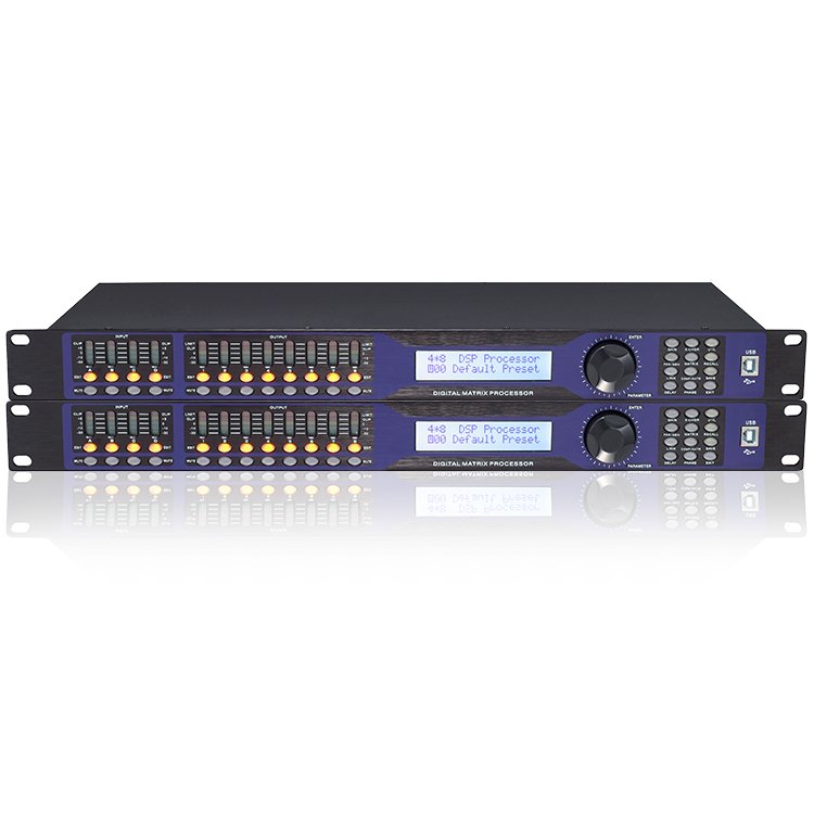 Professional Design Stage Karaoke Studio Audio Processor Ac 50-60hz Audio Sound Processor