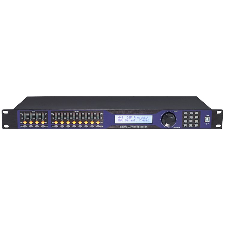Professional Design Stage Karaoke Studio Audio Processor Ac 50-60hz Audio Sound Processor