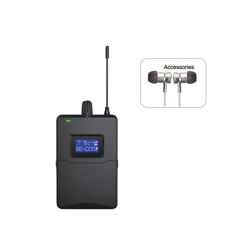 Professional InalAmbrico UHF Wireless In-Ear Monitor Earphones In Ear Monitor System For Stage