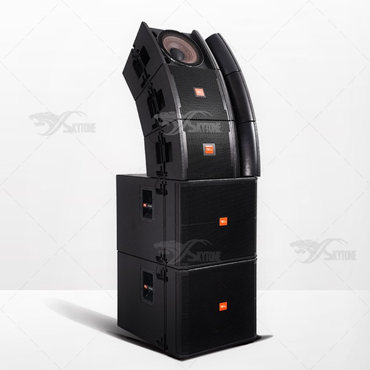 Skytone Equipment DJ Sound System VRX918SP Active DJ Bass Speakers