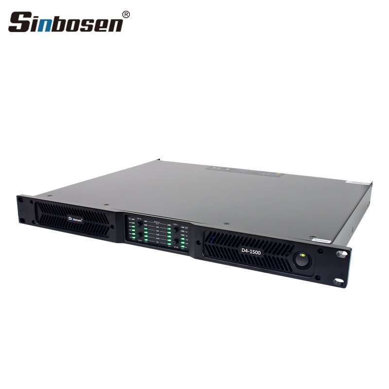 D4-1500 sound equipment amplificateur audio 2000 watt 4 channel power amplifier
