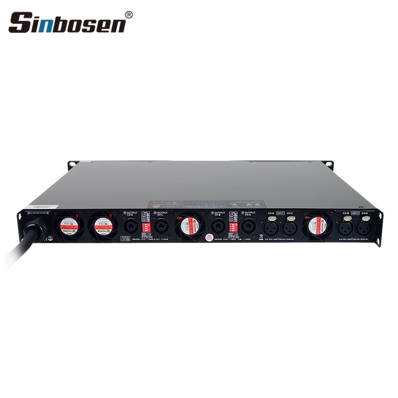 D4-1500 sound equipment amplificateur audio 2000 watt 4 channel power amplifier