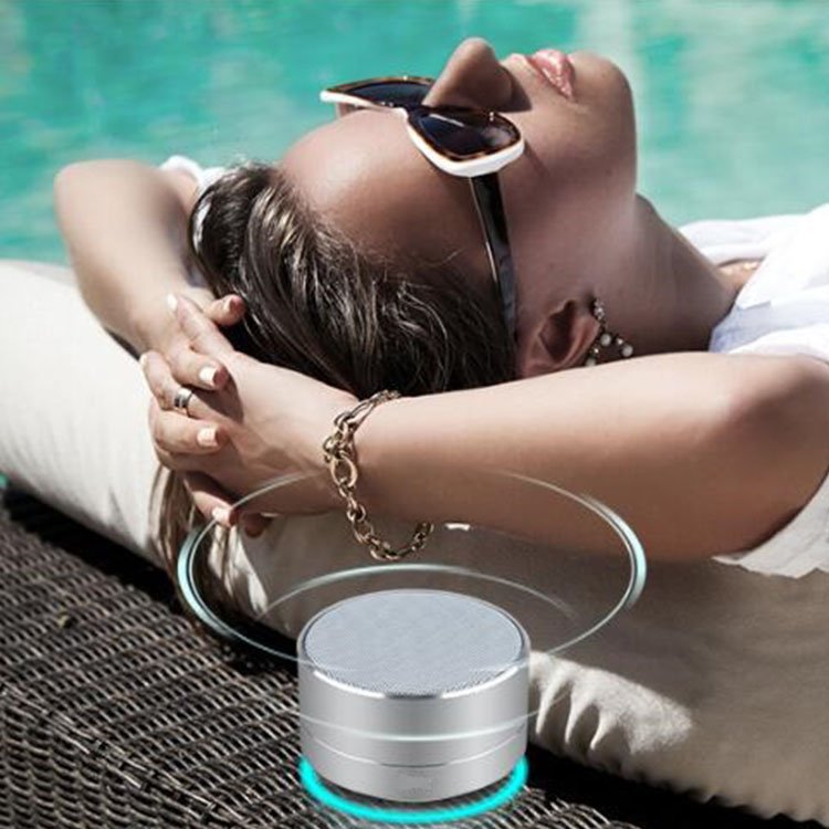2023 Hot Selling Promotion Gift LED Light Bluetooth Speakers Wireless Mini Portable Hands-free Stereo Sound Bar Party Household