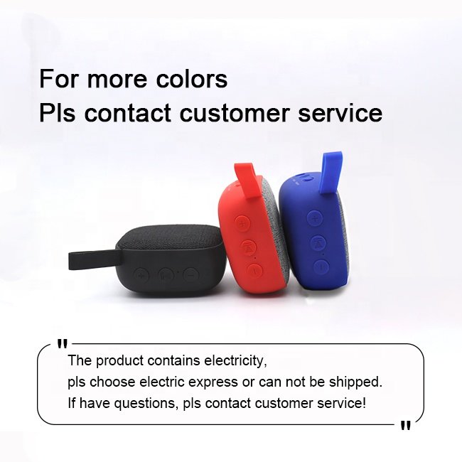 Hot Selling Factory Price Portable speaker High Sound Quality Fabric Material Music Player Outdoor Mini Speaker