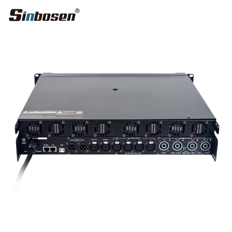 DSP10000Q Good Quality 4 Channel 1350W 2100W Professional Audio Stereo Sound DSP Power Amplifier With LCD Touch Screen