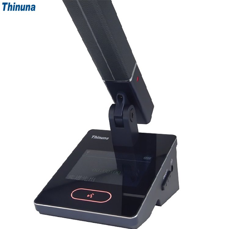 Thinuna VA-750D Professional Wireless Digital Audio Discussion Conference System Touch Control High Sensitive Delegate Unit