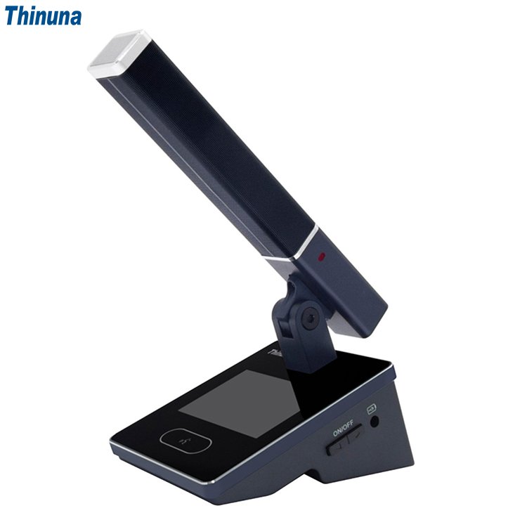 Thinuna VA-750D Professional Wireless Digital Audio Discussion Conference System Touch Control High Sensitive Delegate Unit