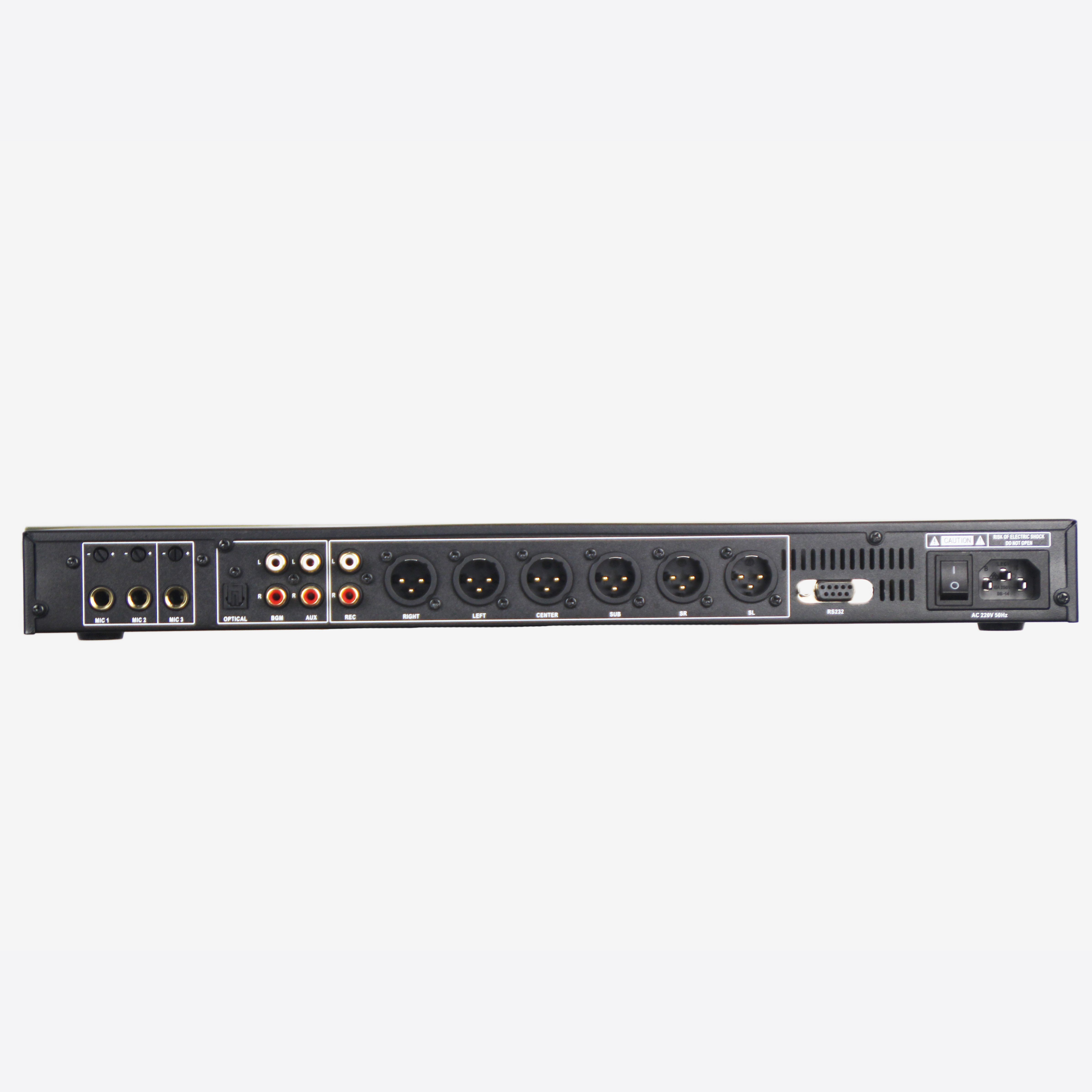 Top-Tier DSP Audio Processor with Three-channel Microphone Input for Superior Professional Sound