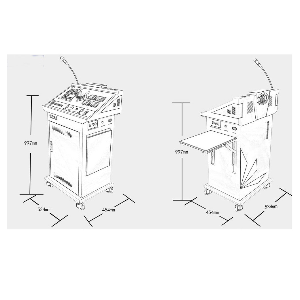 Professional Multimedia speaking platform controller/audio console sound equipment/amplifiers/speaker