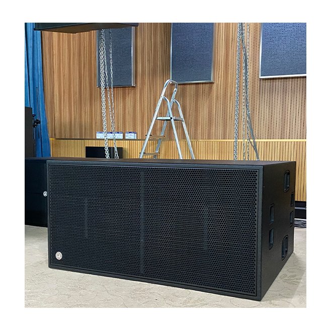 Professional Concert Stage Speakers Dual 18 inch Audio Sound Equipment Powerful Sub-bass System