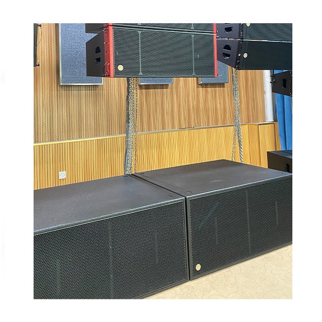 Professional Concert Stage Speakers Dual 18 inch Audio Sound Equipment Powerful Sub-bass System