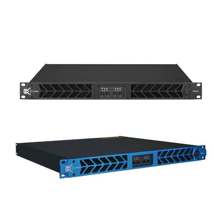 2023 New Design Big Power 4 Channels Class D 3000W Sound Equipment D-3004 Power Amplifiers